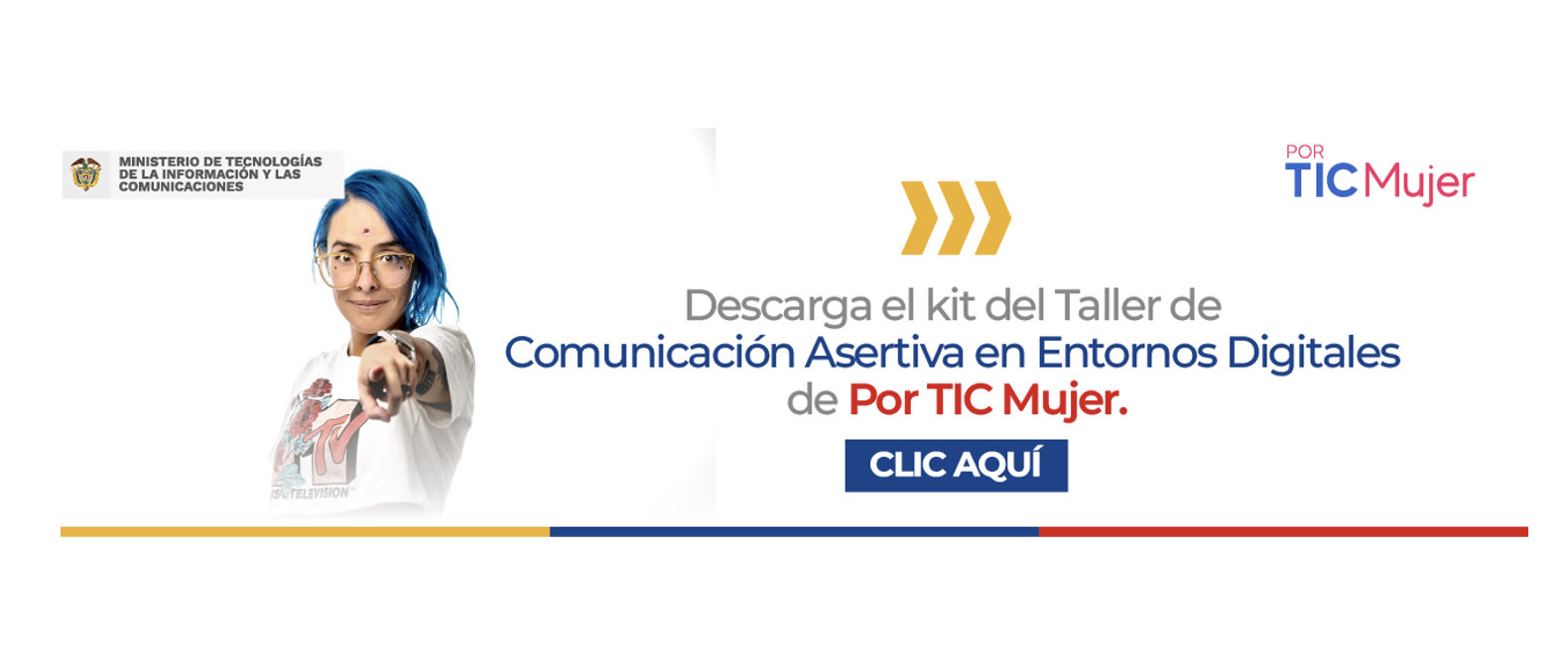 Taller de comunicación asertiva - Mujer señalando al frente